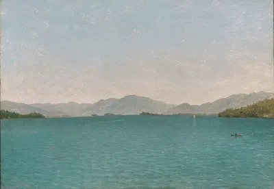 Lake George, Free Study by John Frederick Kensett, 1872 — digital art print download