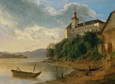 Замок Персенбуг by Йозеф Ребелл, 1817 — digital art print download