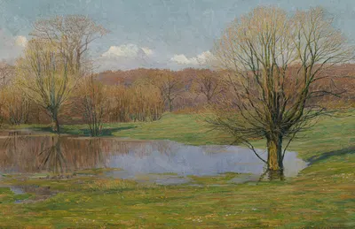 Пейзаж в предвесенний период by Макс Карер, 1927 — digital art print download