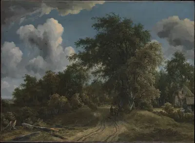 Woodland Road by Meindert Hobbema — digital art print download