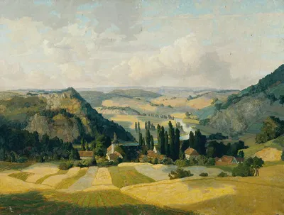 Пейзаж Верталь by Ричард Кайзер, 1939 — digital art print download
