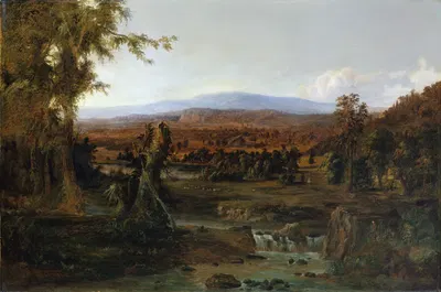 Пейзаж с пастухом by Роберт С. Дункансон, 1852 — digital art print download
