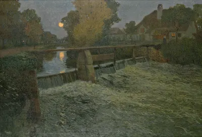 Шлюз by Рудольф Квитнер, 1908 — digital art print download