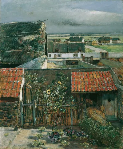 Бретонский пейзаж by Рудольф Рибарц, 1898 — digital art print download