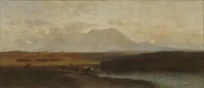 Spanish Peaks, Southern Colorado, Late Afternoon by Samuel Colman, 1887 — digital art print download