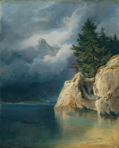 Гебиргсзе by Вильгельм Штайнфельд, 1846 — digital art print download