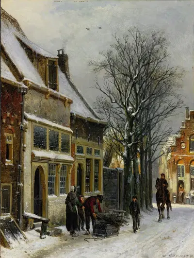 Вид на Харлем by Корнелис Спрингер, 1890 — digital art print download