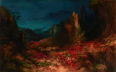 The Valley in the Sea by Эдвард Моран, 1862 — digital art print download