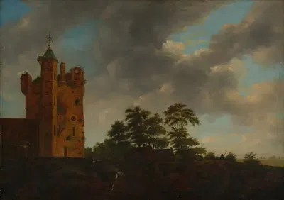 Старый замок by Эмануэль Мюрант — digital art print download