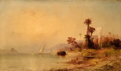 Храм Филаэ by Франклин Д. Бриско, 1873 — digital art print download