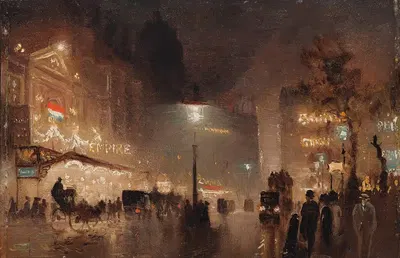 Лестер-сквер by Джордж Хайд Пауно — digital art print download