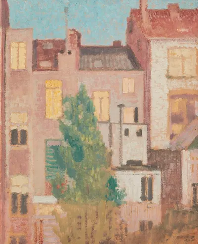 Houses (Maisons) by Georges Lemmen, 1901 — digital art print download