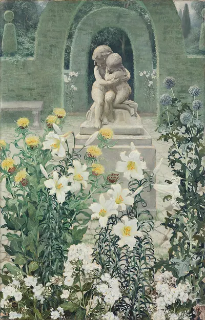The Lily Garden by Isabel Codrington — digital art print download