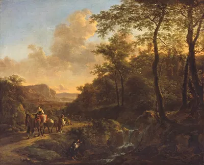 Scene of the Roman Campagna by Jan Both, 1647 — digital art print download