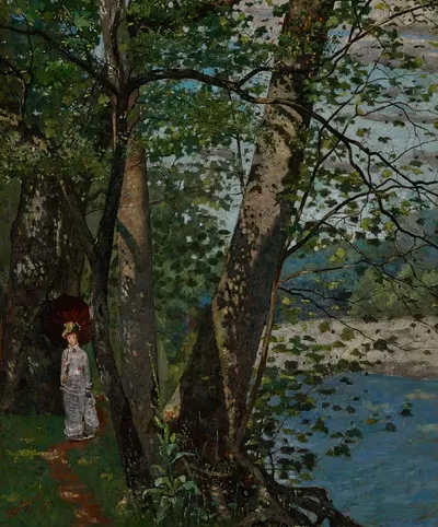 Сикаморы by Джон Вашингтон Лав, 1878 — digital art print download