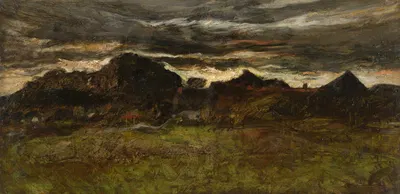 Landscape near Dachau by Joseph Frank Currier, 1880 — digital art print download