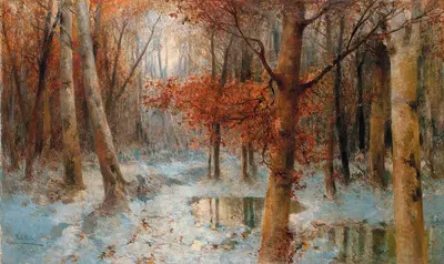 Первый снег by Паоло Сала, 1908 — digital art print download