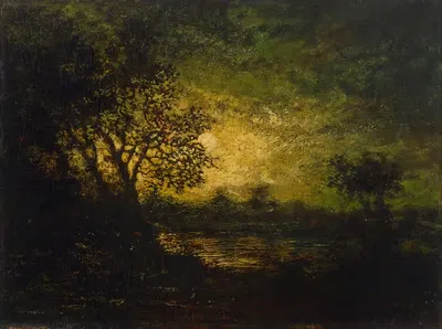 Лунный свет by Ральф Альберт Блейклок, 1883-1893 — digital art print download