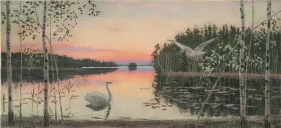 'Halk' illan ruskon auerman' by Torsten Wasastjerna, 1904 - 1906 — digital art print download