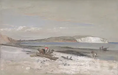 Утес Кальвер, остров Уайт by Уильям Дайс, 1847 — digital art print download