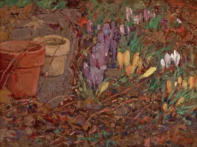 Крокусы by Уильям Дж. Форсайт — digital art print download