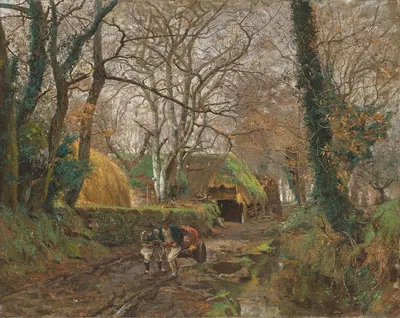 Pont Aven by William Lamb Picknell, 1876 — digital art print download