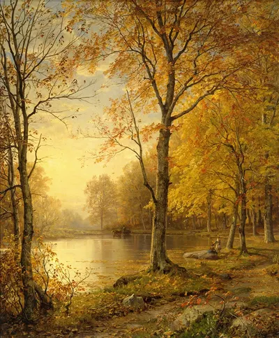 Индийское лето by Уильям Трост Ричардс, 1875 — digital art print download