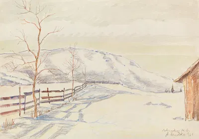 Гора Шнееберг в Нижней Австрии by Антон Эмануэль Пешка, 1936 — digital art print download