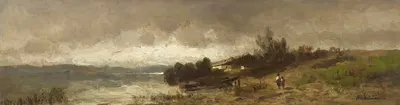 Накатывающаяся буря by Антон Виндмайер, 1890 — digital art print download