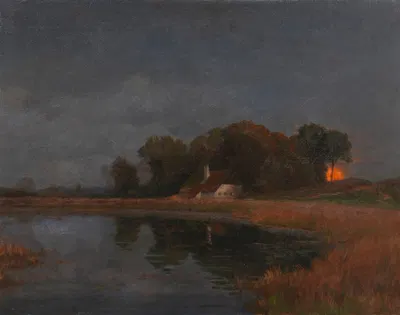 Abend by Carl Vinnen, 1897 — digital art print download