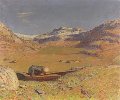 Солнечная осень by Эрих Эрлер, 1900-1910 — digital art print download