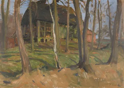 Хозяйство в Вейерморе by Фриц Овербек, 1900 — digital art print download