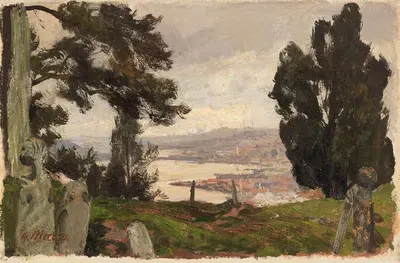 Blick auf den Bosporus bei Konstantinopel by Georg Macco — digital art print download