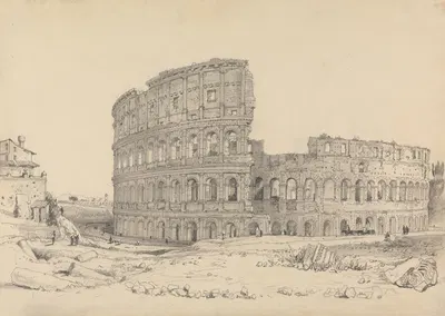 The Colosseum, Rome by Samuel Prout — digital art print download