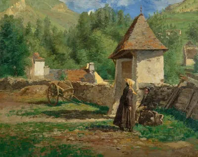 Гедрес (Нижние Пиренеи) by Анри Станислас Руарт — digital art print download