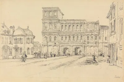 The Porta Nigra, Trier by Samuel Prout — digital art print download