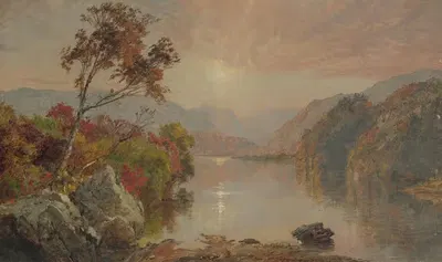 Осенний пейзаж by Джаспер Фрэнсис Кропси, 1886 — digital art print download