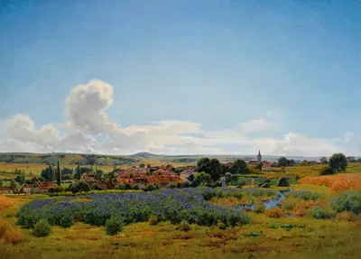 Fresnes by Jean Ferdinand Monchablon, 1897 — digital art print download