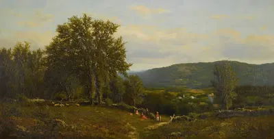 Среди Шаванганков by Джон Клинтон Огилви, 1864 — digital art print download