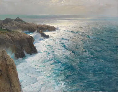 Морская буря by Карл Теодор Бёме, 1914 — digital art print download