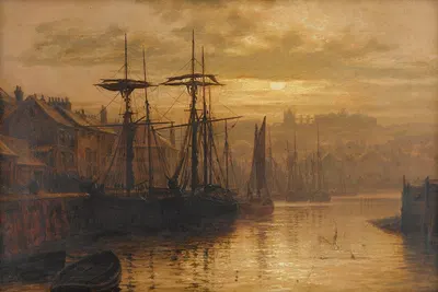 Whitby by Louis Grimshaw, 1899 — digital art print download
