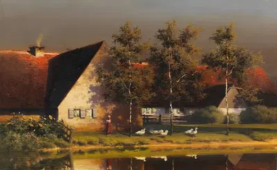 Маленькая гусыня by Пауль Вильгельм Келлер-Ройтлинген, 1900 — digital art print download
