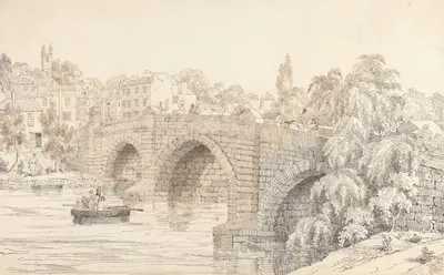 Totnes from the Seymour Hotel by Сэр Чарльз Д'Ойли, 1838 — digital art print download