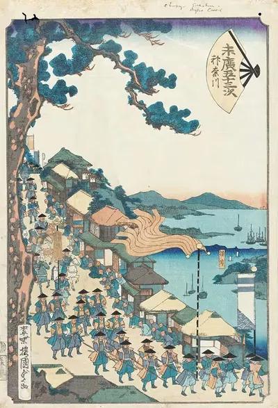 Kanagawa by Utagawa Kunisada II — digital art print download