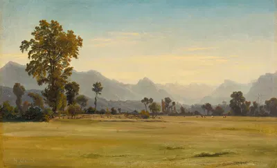 Blick Von Schönbühl Auf Den Vitznauerstock by Robert Zünd, 1851 — digital art print download