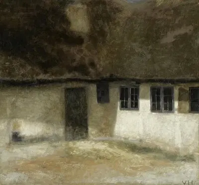 Hjørnet Af En Bondegård by Vilhelm Hammershøi — digital art print download