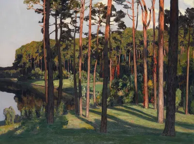 Маркская ландшафт by Уолтер Лейстиков, 1900 — digital art print download