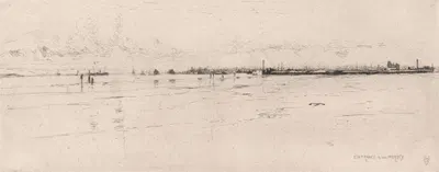 Вход в Мерси by Сэр Фрэнк Шорт, 1890 — digital art print download