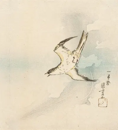 Japanese Cuckoo by Утагава Куниёси — digital art print download