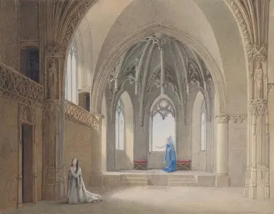 Анна, моя сестра Анна, ты ничего не видишь? by Огюст Гарнере, 1817 — digital art print download
